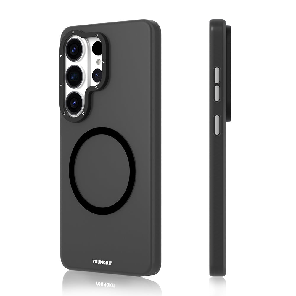 Galaxy S26 Ultra Kılıf M-safe Şarj Özellikli Youngkit Hidden Sand Serisi Kapak - Görsel 7