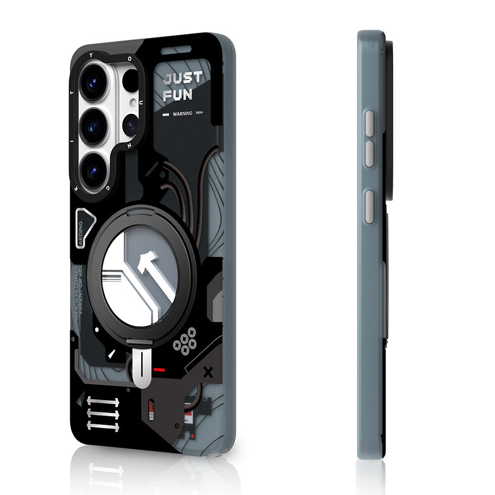 Galaxy S26 Ultra Kılıf M-safe Şarj Özellikli Youngkit Starship Serisi Kapak - Görsel 5