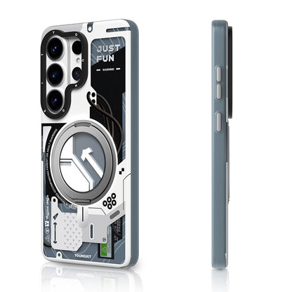 Galaxy S26 Ultra Kılıf M-safe Şarj Özellikli Youngkit Starship Serisi Kapak - Görsel 6