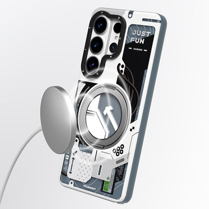 Galaxy S26 Ultra Kılıf M-safe Şarj Özellikli Youngkit Starship Serisi Kapak - Görsel 9