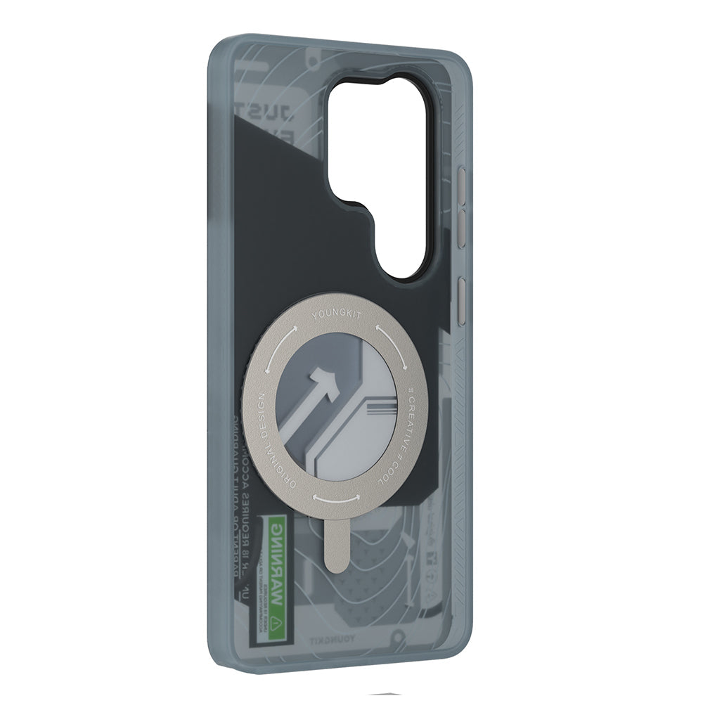 Galaxy S26 Ultra Kılıf M-safe Şarj Özellikli Youngkit Starship Serisi Kapak - Görsel 10