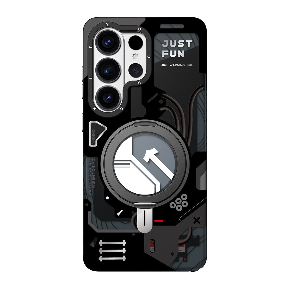 Galaxy S26 Ultra Kılıf M-safe Şarj Özellikli Youngkit Starship Serisi Kapak - Görsel 13