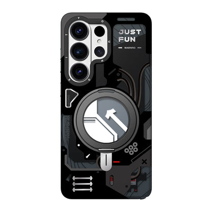 Galaxy S26 Ultra Kılıf M-safe Şarj Özellikli Youngkit Starship Serisi Kapak - Görsel 13