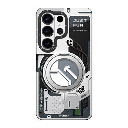 Galaxy S26 Ultra Kılıf M-safe Şarj Özellikli Youngkit Starship Serisi Kapak - Görsel 14