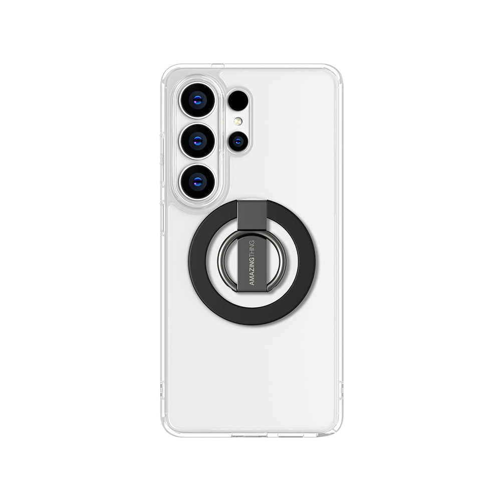 Galaxy S26 Ultra Kılıf M-safe Şarj Özellikli Yüzük Standlı Amazingthing Minimal Grip Serisi Kapak - Görsel 2