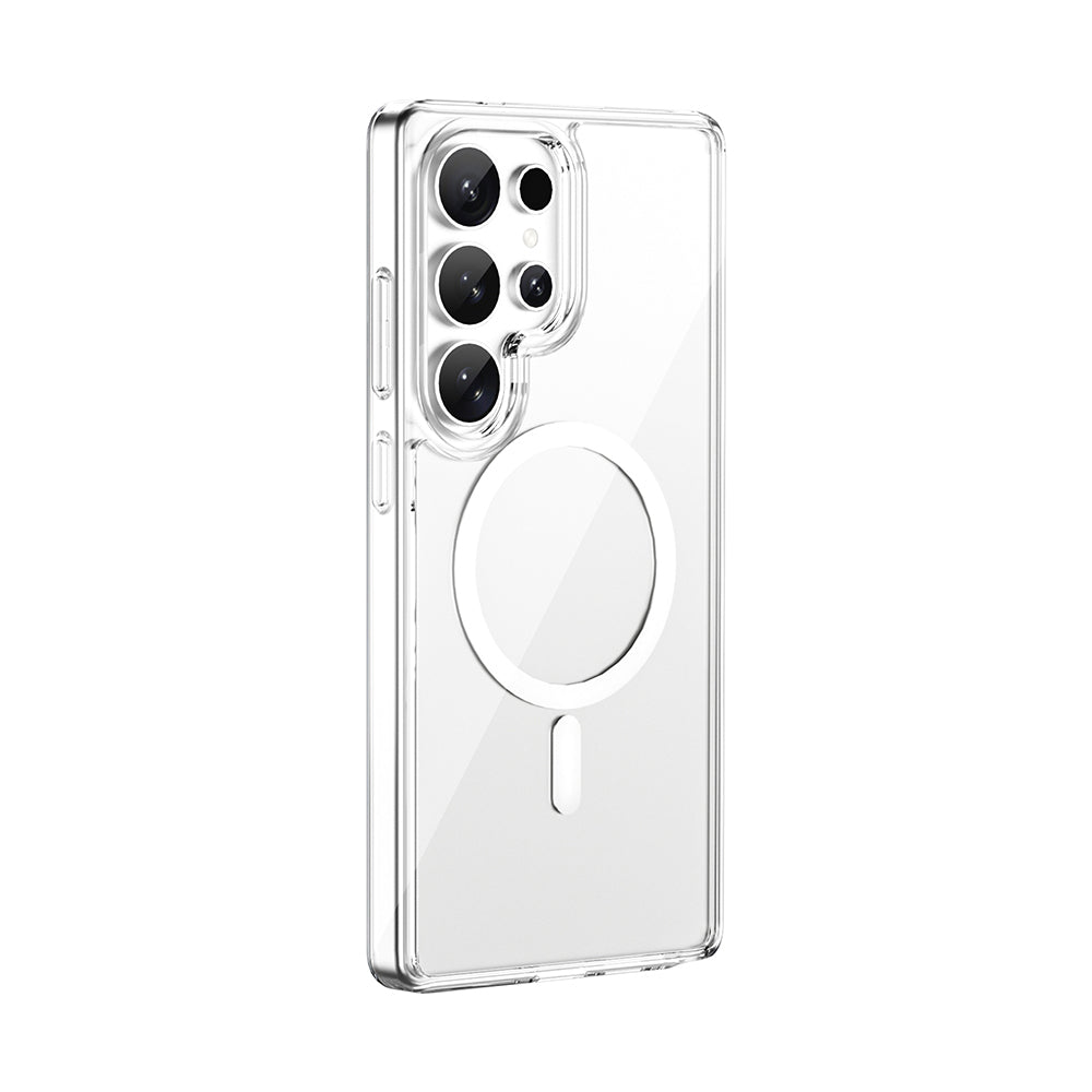 Galaxy S26 Ultra Kılıf Wiwu MCC-101 iShield Pro Serisi M-safe Şarj Özellikli Crystal Sert PC Kapak - Görsel 2