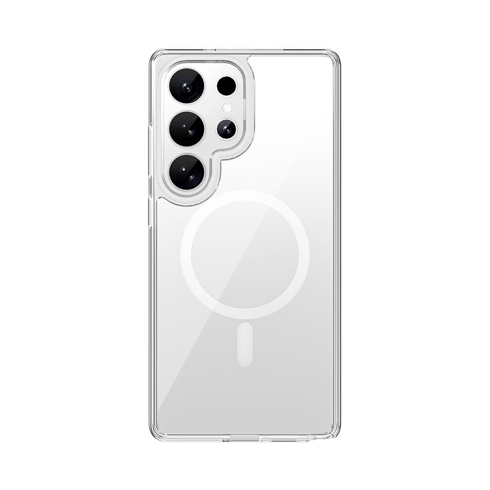 Galaxy S26 Ultra Kılıf Wiwu MCC-101 iShield Pro Serisi M-safe Şarj Özellikli Crystal Sert PC Kapak - Görsel 4