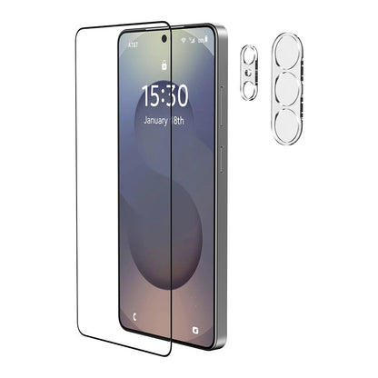 Galaxy S26 Ultra Raptic 2in1 Bundle Kit Parmak İzi BırakmayanTemperli Ekran Koruyucu + Lens Koruyucu Set - Görsel 3