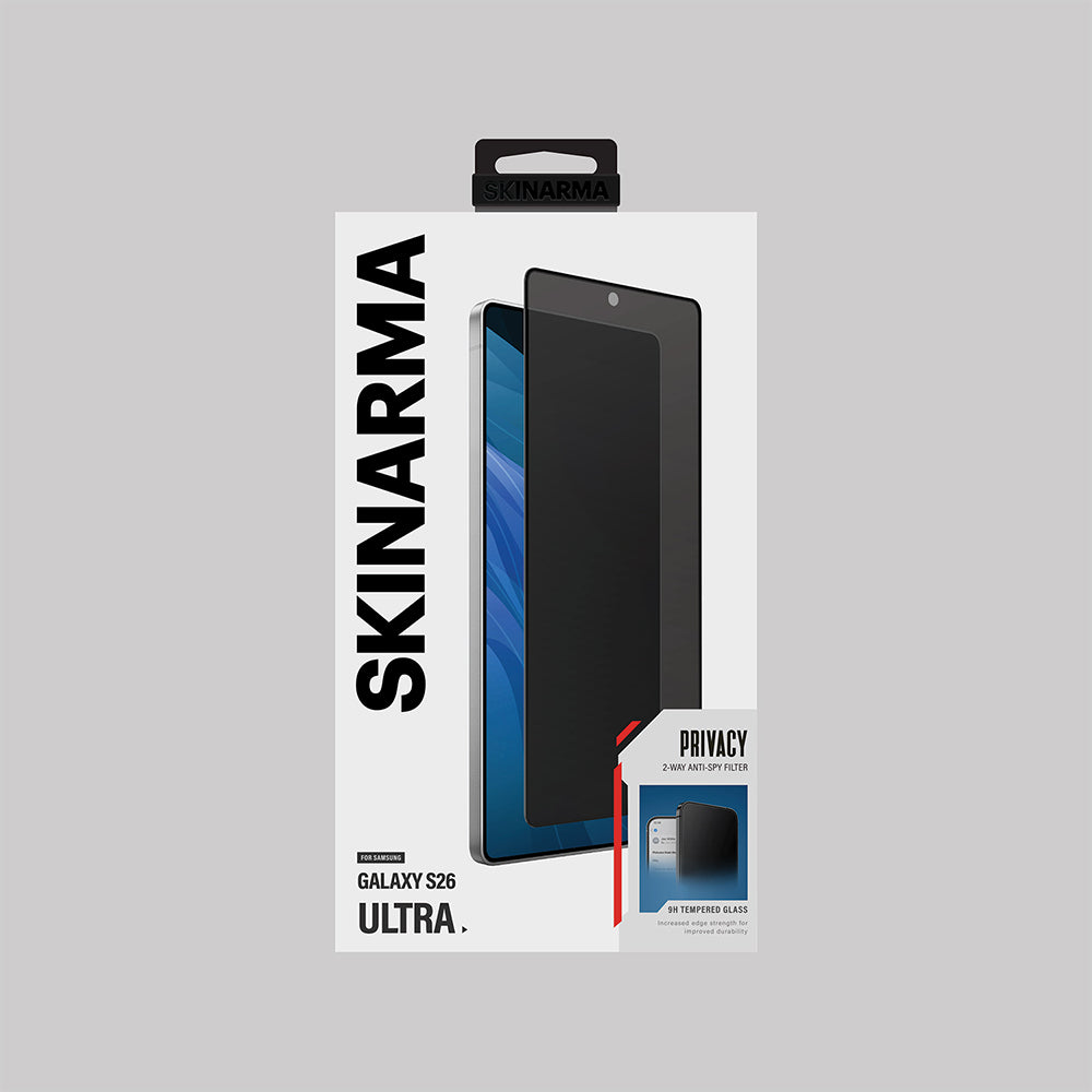 Galaxy S26 Ultra Skinarma 0.25mm Oleofobik Privacy Cam Ekran Koruyucu - Görsel 2
