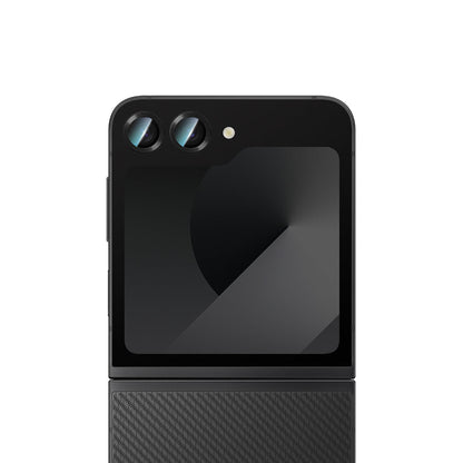 Galaxy Z Flip 6 CaseWorld Alloy Serisi Oleofobik Anti Reflective Kamera Lens Koruyucu - Görsel 2