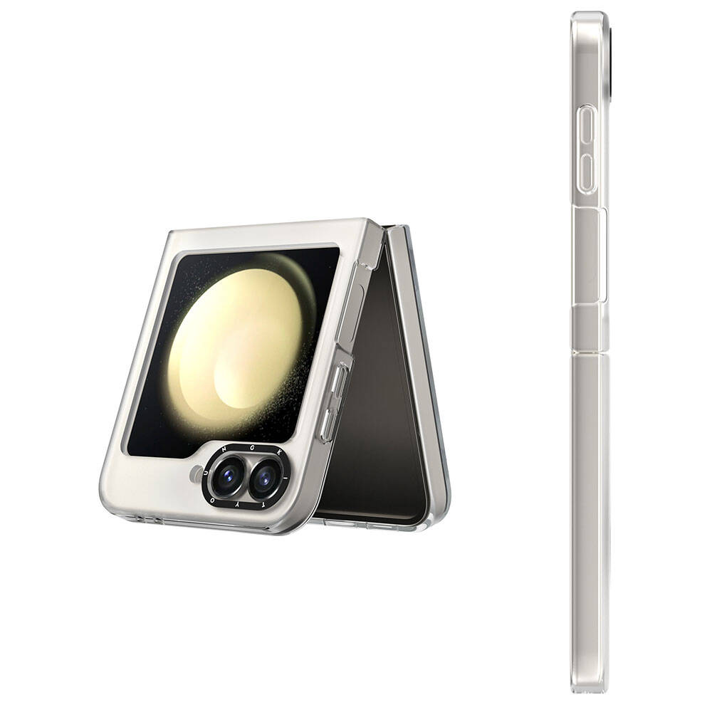 Galaxy Z Flip 6 Kılıf M-safe Şarj Özellikli Youngkit Hidden Sand Serisi Kapak - Görsel 2
