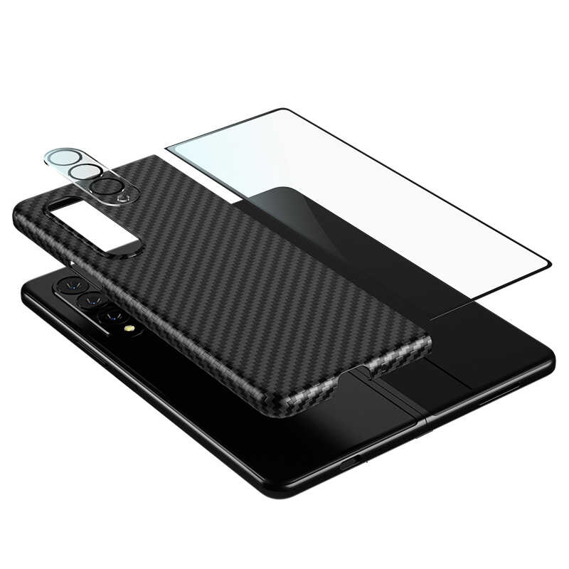 Galaxy Z Fold 3 Kılıf Benks 3 in 1 Suit Kapak - Görsel 2