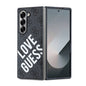 Galaxy Z Fold 6 Kılıf Guess Orjinal Lisanslı M-safe Şarj Özellikli Love Guess Printing Kapak