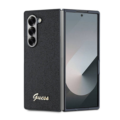 Galaxy Z Fold 6 Kılıf Guess Orjinal Lisanslı Yazı Logolu Glitter Script Kapak - Görsel 2
