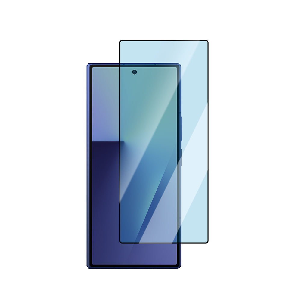 Galaxy Z Fold 7 CaseWorld Applicator Serisi 2.5D Eyesafe Mavi Işık Teknolojili 0.33mm Temperli Cam Ekran Koruyucu+ Uygulama Aparatı - Görsel 2