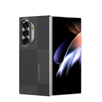 Galaxy Z Fold 7 Kılıf M-safe Şarj Özellikli 600D Metal Kamera Çerçeveli Raptic Aramid Fiber Geotik Serisi Kapak - Görsel 2