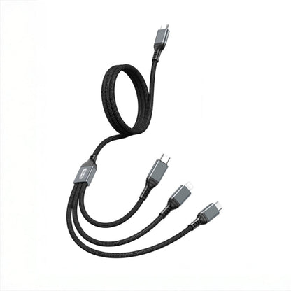 Go Des GD-UC617 3in1 Type-C to Lightning – Type-C – Micro USB Ultra Hızlı PD Şarj Kablosu 100W 1.2M
