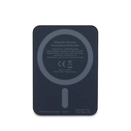 Guess Orijinal Lisanslı M-safe Şarj Özellikli Taşlı 4G Logolu Powerbank 5000mAh 15W