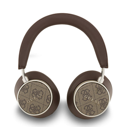 Guess Orjinal Lisanslı Ayarlanabilir 4G Desenli Metal Klasik Logolu Kulak Üstü Bluetooth Kulaklık