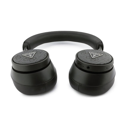 Guess Orjinal Lisanslı ENC PU 4G Desenli Üçgen Logolu Kulak Üstü Bluetooth Kulaklık