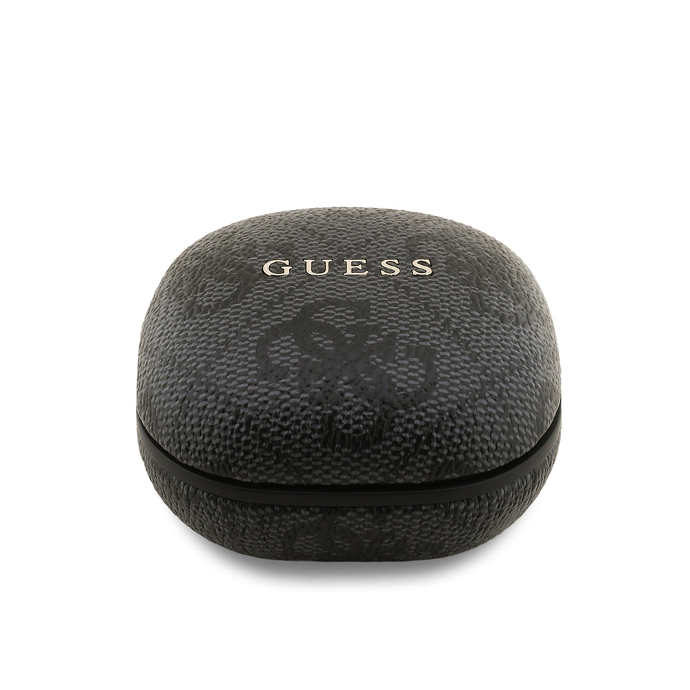 Guess Orjinal Lisanslı PU 4G Desenli Klasik Metal Yazı Logolu TWS Kulak İçi Bluetooth Kulaklık