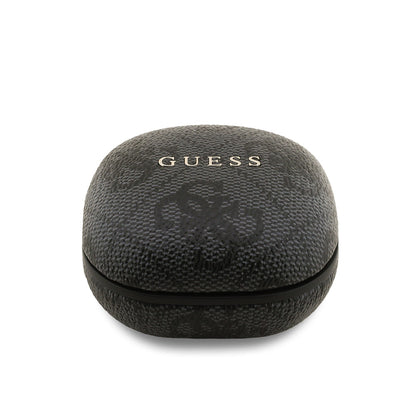 Guess Orjinal Lisanslı PU 4G Desenli Klasik Metal Yazı Logolu TWS Kulak İçi Bluetooth Kulaklık