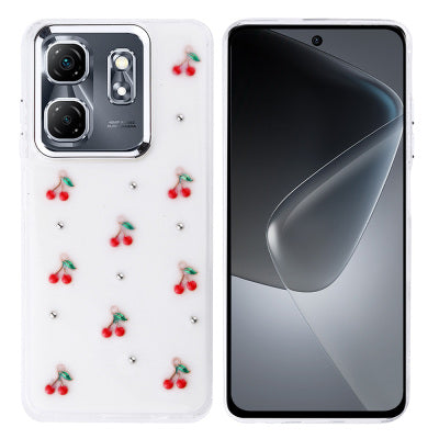 İnfinix Smart 9 Case Airbag Designed Silvery Transparent Zore Kutup Cover