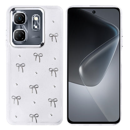 İnfinix Smart 9 Case Airbag Designed Silvery Transparent Zore Kutup Cover