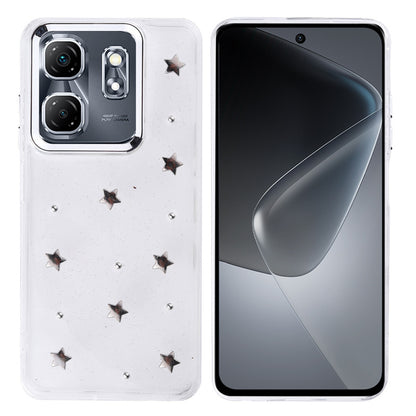 İnfinix Smart 9 Case Airbag Designed Silvery Transparent Zore Kutup Cover