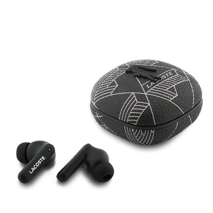 Lacoste Orjinal Lisanslı ANC/ENC Monogram Desenli TWS Kulak İçi Bluetooth Kulaklık v5.4