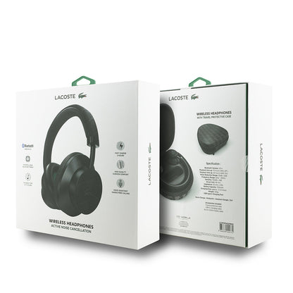 Lacoste Orjinal Lisanslı LH02 ANC Taşıma Çantalı Ayarlanabilir Kulak Üstü Bluetooth Kulaklık v5.4