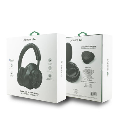 Lacoste Orjinal Lisanslı LH02 ANC Taşıma Çantalı Ayarlanabilir Kulak Üstü Bluetooth Kulaklık v5.4