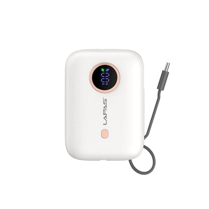Lapas LP-PW001 Dijital LED Göstergeli Type-C Kablolu Taşınabilir Powerbank 10.000mAh