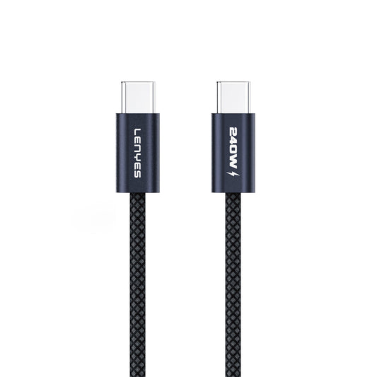 Lenyes LC522 Type-C to Type-C Hızlı Şarj Özellikli Data ve Şarj Kablosu 240W 1.2M