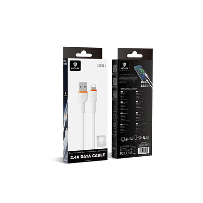 Lenyes LC545 USB to Lightning Hızlı Şarj Özellikli Data ve Şarj Kablosu 12W 1M