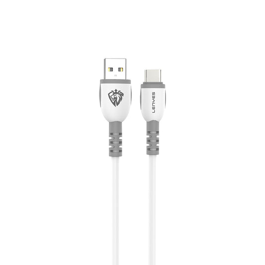 Lenyes LC979 USB-A to Type-C Hızlı Şarj Özellikli Data ve Şarj Kablosu 2.4A 1M