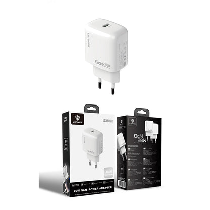 Lenyes LCH90 Type-C GaN Teknolojili PD Hızlı Şarj Özellikli Şarj Başlığı 20W