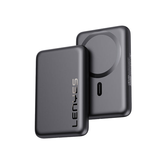Lenyes PW139D PD 20W Ultra İnce Hızlı Şarj Özellikli Wireless Powerbank 15W 10000mAh