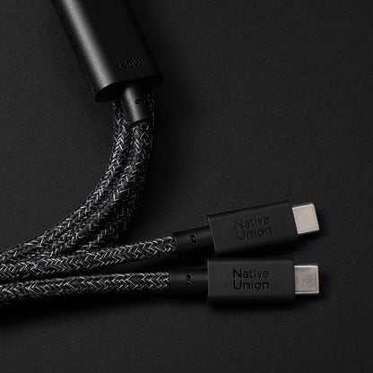 Native Union Belt Serisi PD 2in1 Type-C To Type-C Hızlı Şarj Özellikli Şarj ve Data Kablosu 140W 2M