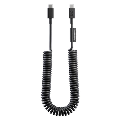 Native Union POP Serisi Type-C to Type-C Spiralli Şarj Kablosu 60W 2.4M