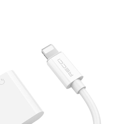 Recci RDS-A01 Lightning 2in1 Şarj ve Ses Adaptörü