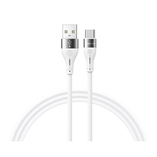 Recci RS11C Swift Serisi USB-A to Type-C 3A Hızlı Şarj Özellikli Data ve Şarj Kablosu 1M