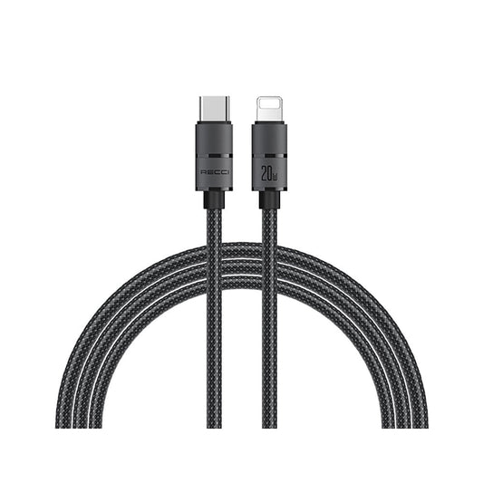 Recci RS12CL Warrior Serisi 20W Hızlı Şarj Özellikli Type-C To Lightning PD Kablo 2M