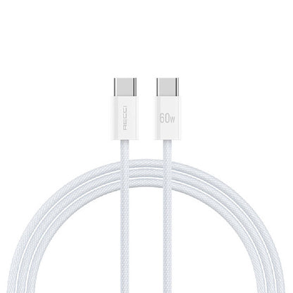 Recci RS15CC Nature Serisi 60W Hızlı Şarj Özellikli Type-C To Type-C PD Kablo 2M