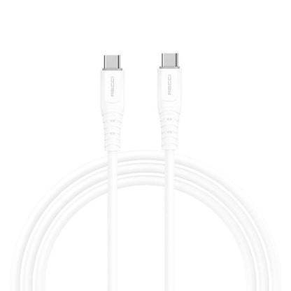 Recci RTC-P09CC Silicone Serisi 65W Hızlı Şarj Özellikli Type-C To Type-C PD Kablo 1.5M