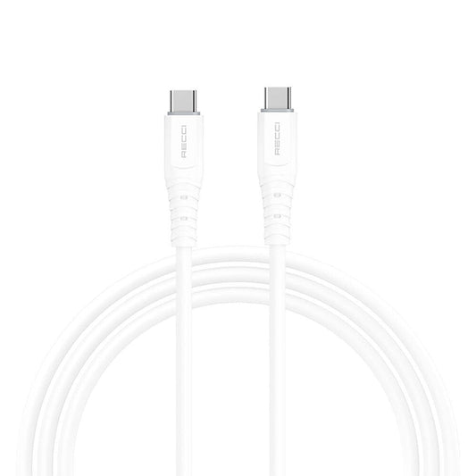 Recci RTC-P09CC Silicone Serisi 65W Hızlı Şarj Özellikli Type-C To Type-C PD Kablo 1.5M