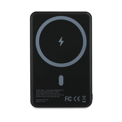 Redbull Orijinal Lisanslı M-safe Şarj Özellikli Dijital LED Göstergeli Çift Boğa Baskılı Powerbank 5000mAh 15W