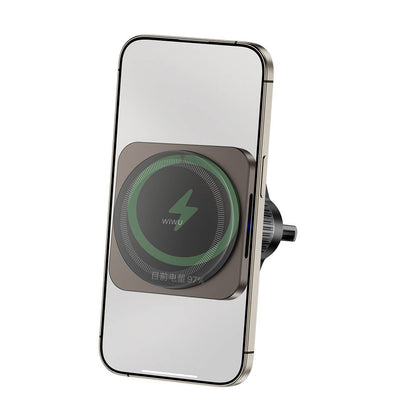 Wiwu CH-318 Magneto Serisi M-safe Şarj Özellikli Havalandırma Tasarım Araç Telefon Tutucu