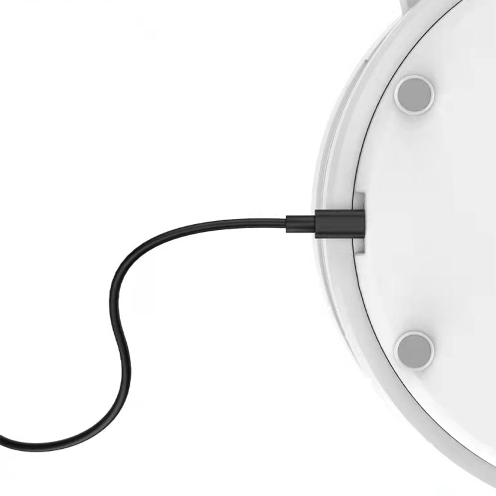 Wiwu FS05 Katlanabilir Şarjlı Dijital LED Ekranlı Gece Lambalı Masaüstü Fan