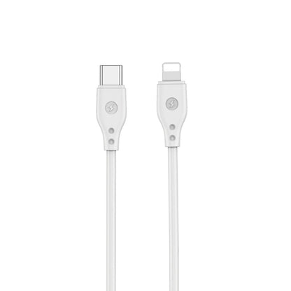 Wiwu Pioneer Wİ-C002 Ultra Esnek 30W Hızlı Şarj Özellikli Type-C to Lightning PD Kablo 1M